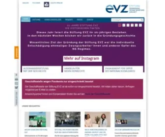 Stiftung-EVZ.de(Verantwortung und Zukunft (EVZ)) Screenshot