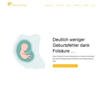 Stiftung-Folsaeure.ch(Folsäure) Screenshot