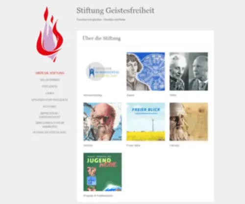 Stiftung-Geistesfreiheit.com(Stiftung Geistesfreiheit) Screenshot