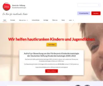 Stiftung-Kinderdermatologie.de(Deutsche Stiftung Kinderdermatologie) Screenshot