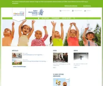 Stiftung-Kinderland.de(Kinderland Baden) Screenshot