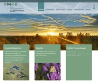 Stiftung-NLB.de(Die Wildnisstiftung) Screenshot