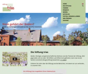 Stiftung-Trias.de(Stiftung Trias) Screenshot