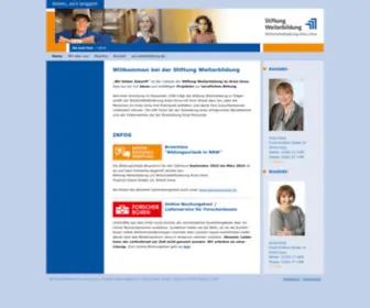 Stiftung-Weiterbildung.de(Stiftung Weiterbildung) Screenshot