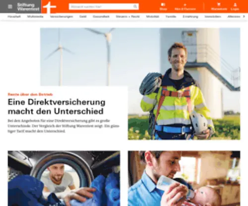 Stiftungwarentest.de(Stiftung Warentest) Screenshot