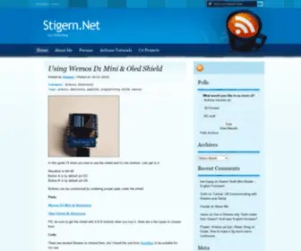 Stigern.net(My little blog) Screenshot