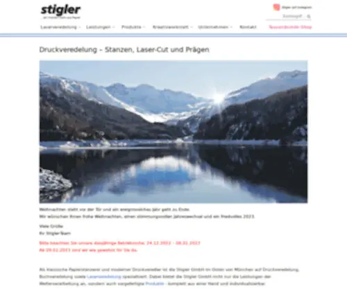 Stigler-GMBH.de(Stigler GmbH) Screenshot