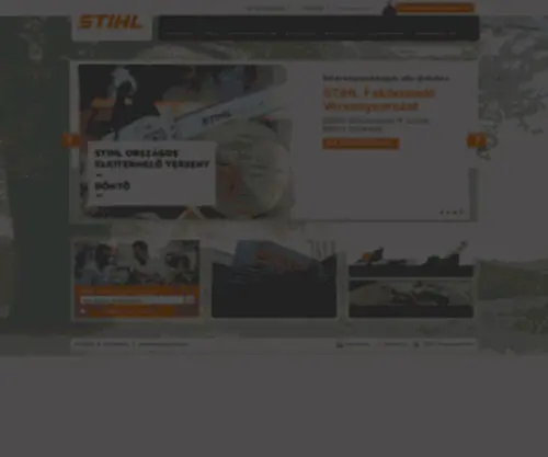 Stihl-Kereskedes.hu(STIHL Magyarország Hivatalos Weboldal) Screenshot