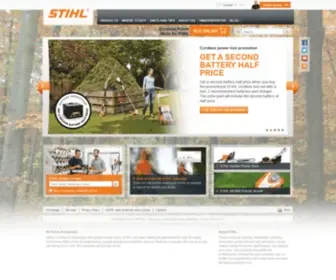 Stihl.co.uk Screenshot