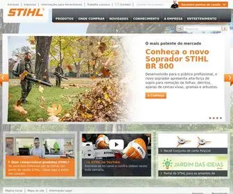 Stihl.com.br(STIHL Ferramentas Motorizadas) Screenshot