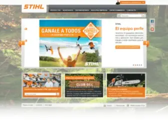 Stihl.com.co(Motosierras) Screenshot