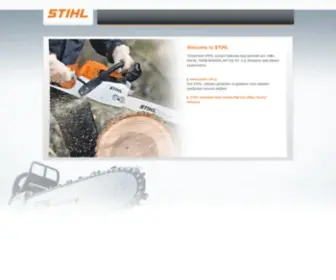 Stihl.com.tr(Information about STIHL) Screenshot