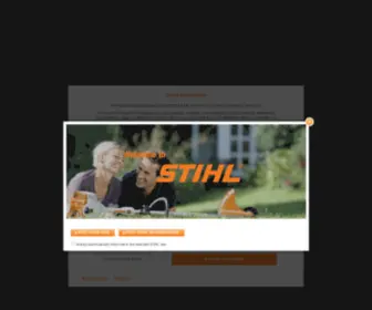 Stihl.net(The innovative and groundbreaking company STIHL) Screenshot