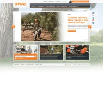 Stihl.pt(Página inicial) Screenshot