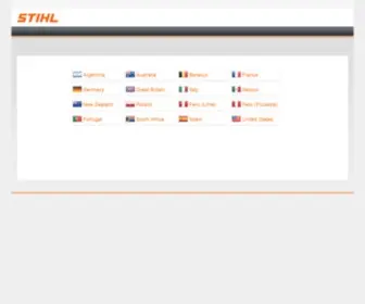Stihlb2B.com(STIHL B2B Landing Page) Screenshot