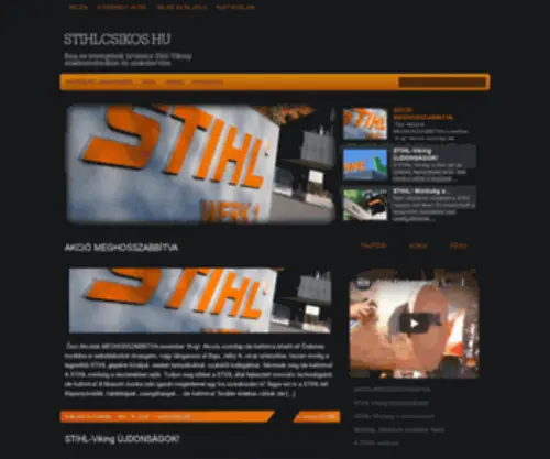 Stihlcsikos.hu(Stihl csikos) Screenshot