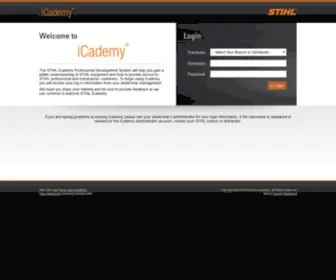 Stihlicademy.com(ICADEMY®) Screenshot