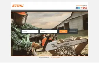 Stihlmarketing.com(STIHL Marketing Library) Screenshot