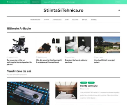 Stiintasitehnica.ro(Stiinta si Tehnica) Screenshot