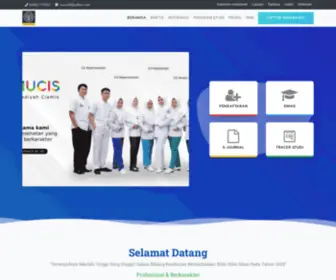 Stikesmucis.ac.id(Sekolah Tinggi Ilmu Kesehatan Muhammadiyah Ciamis) Screenshot