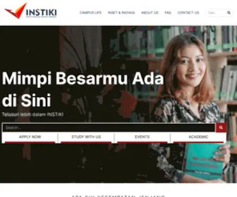 Stiki-Indonesia.ac.id(Kampus IT Bisnis dan Desain Terbaik di Bali) Screenshot