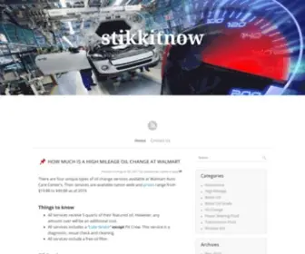 Stikkitnow.com(Automotive) Screenshot