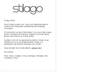 Stilago.ro(Outlet) Screenshot