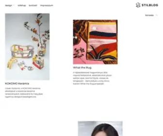 Stilblog.hu("Online magazin design) Screenshot