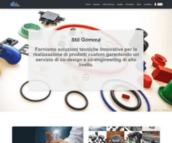 Stilgomma.it(Stil Gomma Srl ® Articoli Tecnici e Prodotti in Gomma) Screenshot