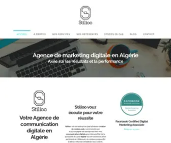 Stilioo.dz(Agence de communication digitale en Algérie) Screenshot