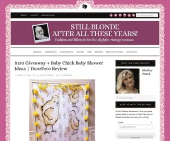 Stillblondeafteralltheseyears.com(Still Blonde after all these YEARS) Screenshot