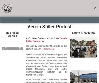 Stillerprotest.ch(Verein Stiller Protest) Screenshot