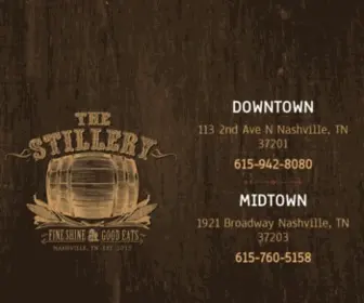 Stillerynashville.com(The Stillery Nashville) Screenshot