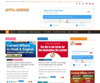 Stilllearning.in(Still Learning) Screenshot