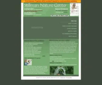 Stillmannc.org(The Stillman Nature Center) Screenshot