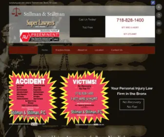 Stillmanstillmanlaw.com(Personal Injury) Screenshot