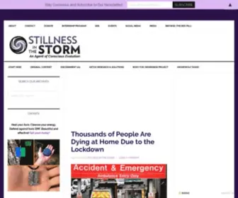 Stillnessinthestorm.com(Front Page) Screenshot