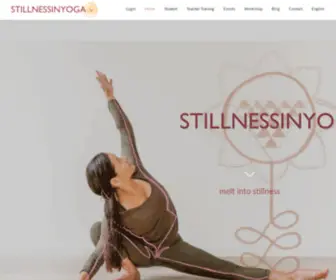 Stillnessinyoga.com(Yin Yoga Teacher Training) Screenshot