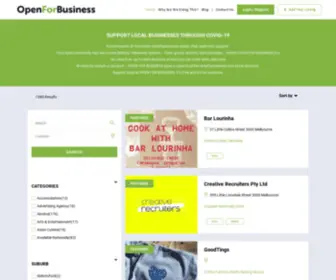 Stillopenforbusiness.com.au(Still Open for Business) Screenshot