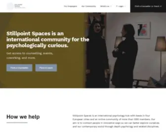 Stillpointspaces.com(A community for the psychologically curious) Screenshot
