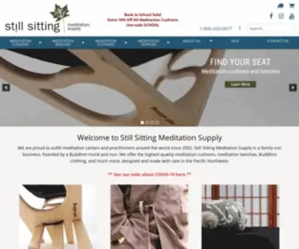 Stillsitting.com(Still Sitting Meditation Supply) Screenshot