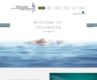 Stillwaterboise.com(Stillwater Float Center) Screenshot