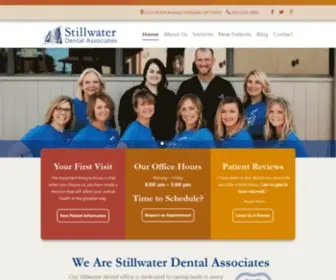 Stillwaterdentalassociates.com(Stillwater Dentist Office) Screenshot
