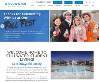 Stillwaterstudentliving.com(Student Living in Stillwater) Screenshot