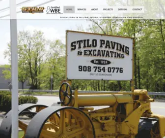 Stilopavingandexcavating.com(Paving, Milling, Sitework, Demolition & Disposal) Screenshot