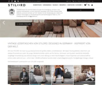 Stilord.de(Vintage Ledertaschen Herren & Damen direkt online kaufen) Screenshot