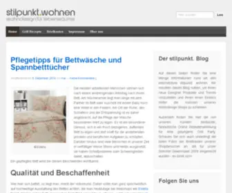 Stilpunkt-Blog.de(Stilpunkt Blog) Screenshot