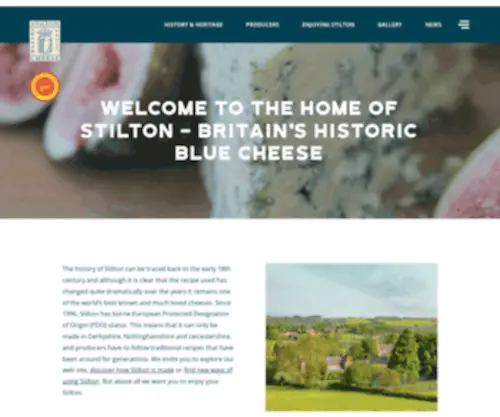 Stiltoncheese.co.uk(Stilton Cheese) Screenshot
