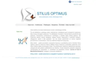 Stilusoptimus.lt(Implantacijos centras) Screenshot