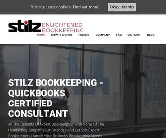 Stilzbookkeeping.com(Stilz Bookkeeping is led by Hiren Shah a Certified QuickBooks ProAdvisor®) Screenshot